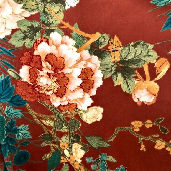 Chico’s Floral Wide Leg Pull On Pants Size 2R (12-14). Soft and comfortable. - Picture 5 of 8